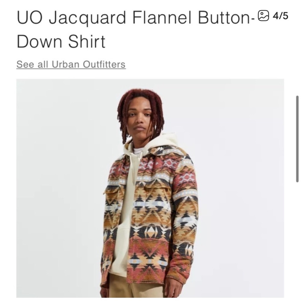 Urban Outfitters Flannel Button down shirt - Picture 6 of 6